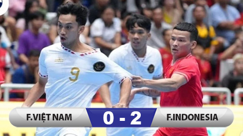 Kết quả ĐT futsal Việt Nam 0-2 ĐT futsal Indonesia: Về nhì đáng tiếc